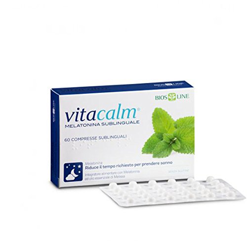 VitaCalm Melatonina Sublinguale Integratore per il Sonno 120 Compresse