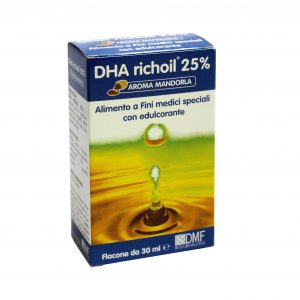 Dha richoil sciroppo al 25% di dha di origine algale gusto mandorla 30 ml