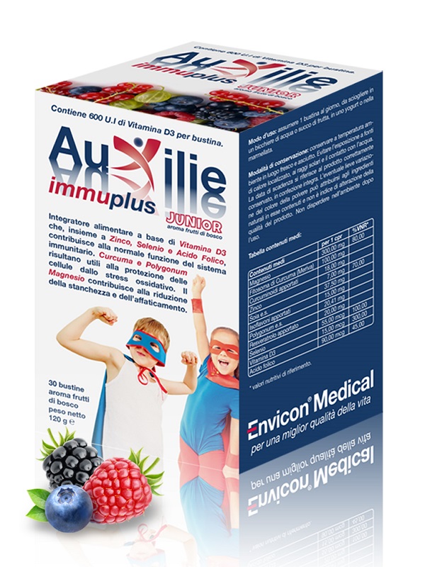 Auxilie Immuplus Junior Integratore 30 Bustine