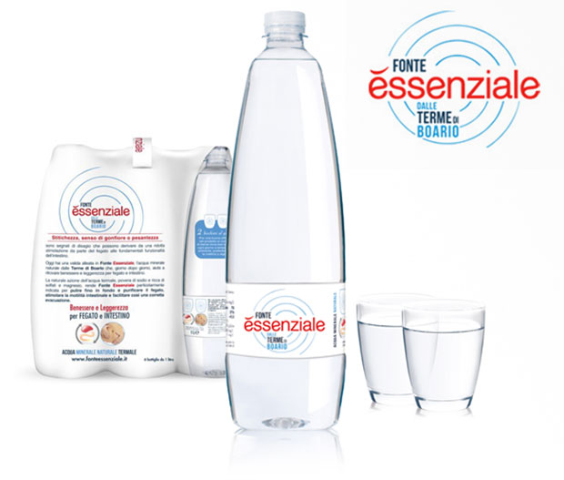 Fonte Essenziale Acqua Minerale Naturale Benessere Per Fegato e Intestino 6X400 ml