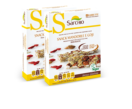 Sarchio Snack Di Mandorle E Goji Senza Glutine 80 g