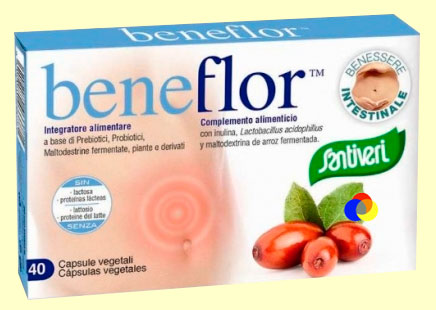Santiveri Beneflor Integratore Flora Intestinale 40 Capsule