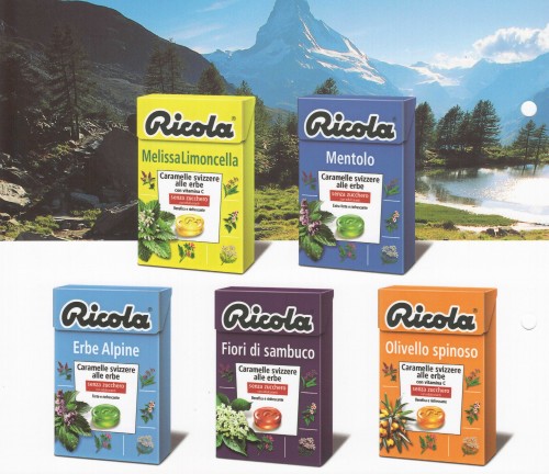 Ricola Erbe Alpine Caramelle Svizzere alle Erbe Senza Zucchero 50 g