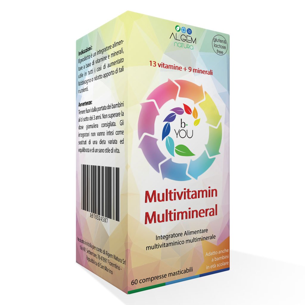 BYOU MULTIVITAMIN MULTIMINERAL 60 Compresse