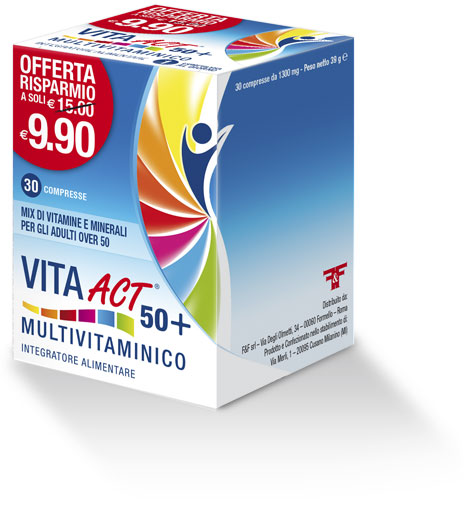 Linea Act Vita Act 50 Multivitaminico Integratore 30 Compresse