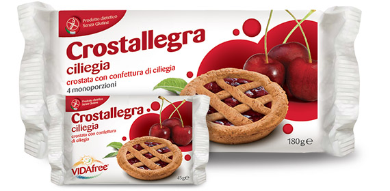 Vidafree Crostallegra Gusto Ciliegia Senza Glutine 180 g