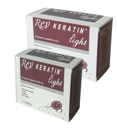 Rev Keratin Light Integratore Benessere Unghie e Capelli 30 Capsule