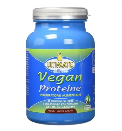 Ultimate Italia Vegan Proteine Integratore Cacao 450 g