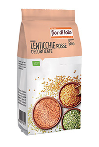 Fior Di Loto Lenticchie Piccole di Rodi Decorticate Biologiche 400 g
