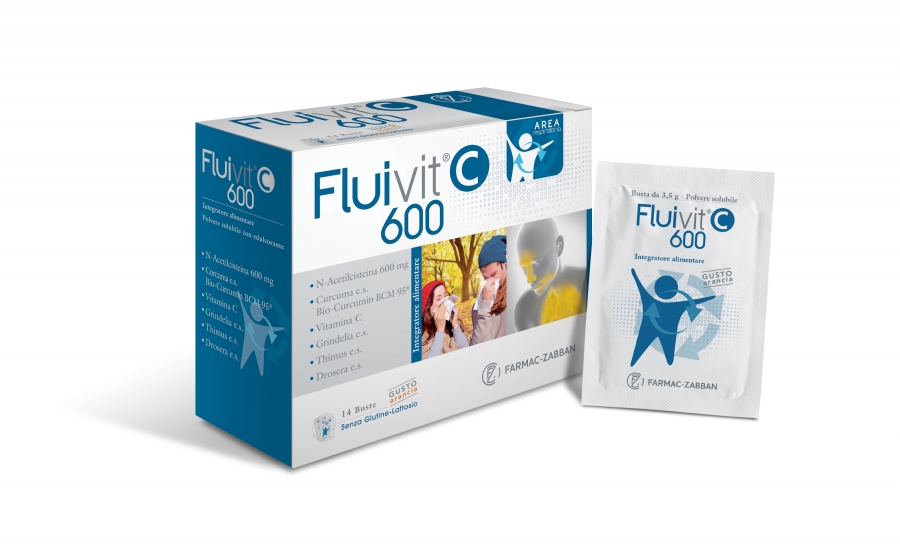 Fluivit C 600 Integratore 14 Bustine