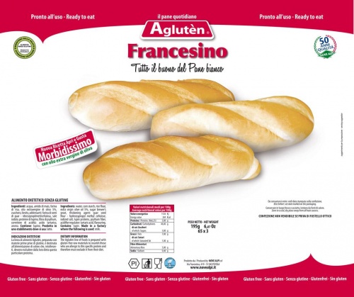 Agluten Pane Francesino Senza Glutine 225g