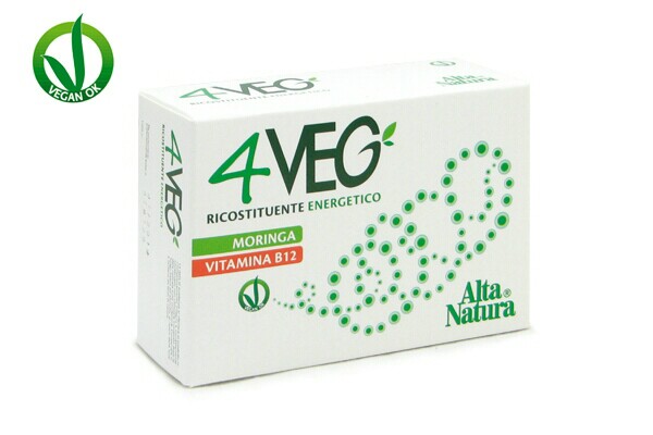 Alta Natura 4Veg Integratore Energetico Ricostituente 60 Compresse