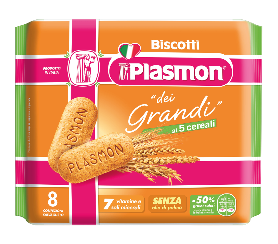 Plasmon Biscotto Dei Grandi Ai 5 Cereali 8 Pezzi 270 g