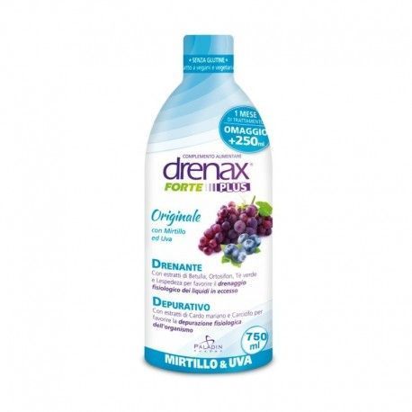 Drenax Forte Mirtillo Plus Integratore Drenante 750 ml