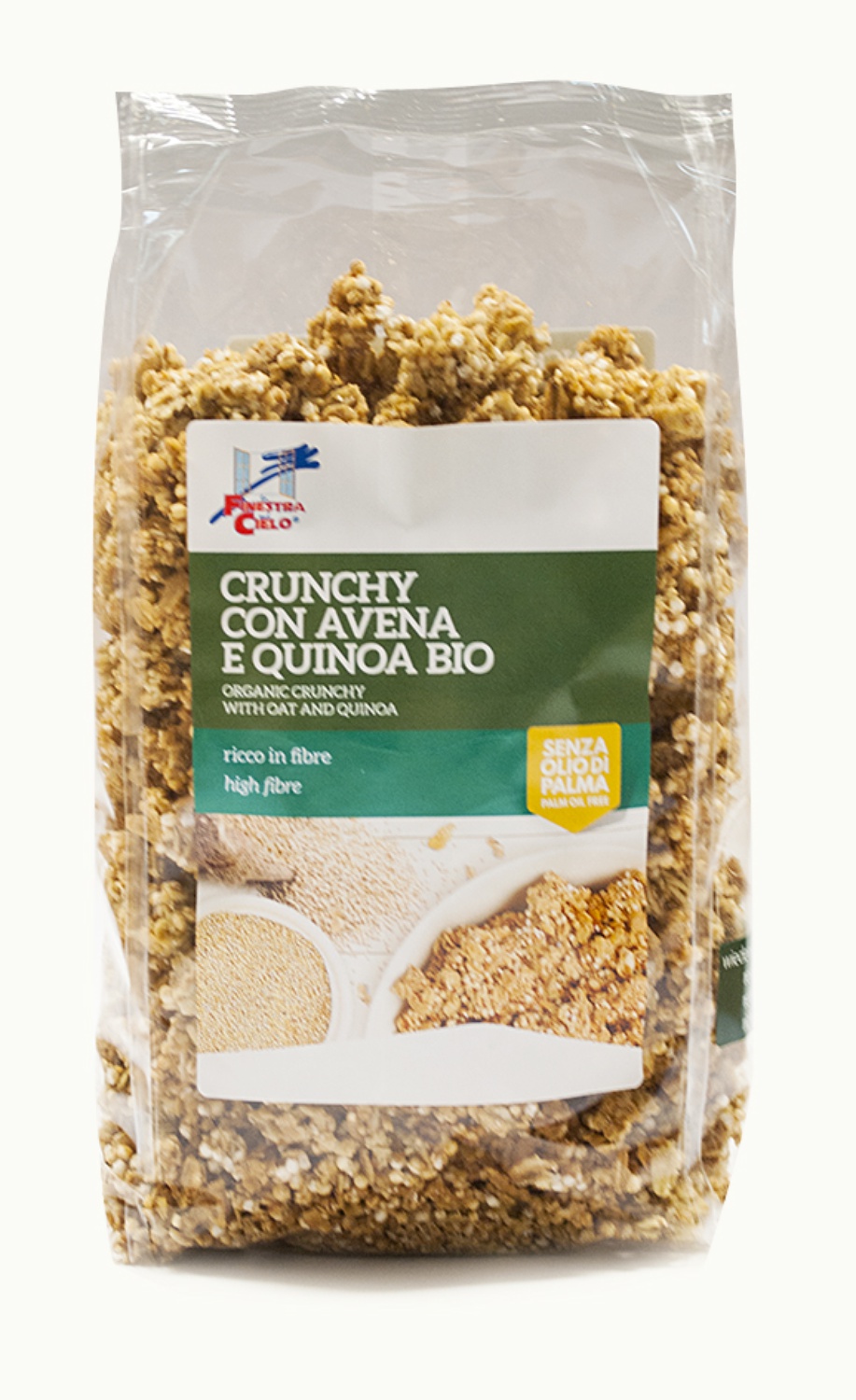 Crunchy Avena Quinoa Mirt Bio
