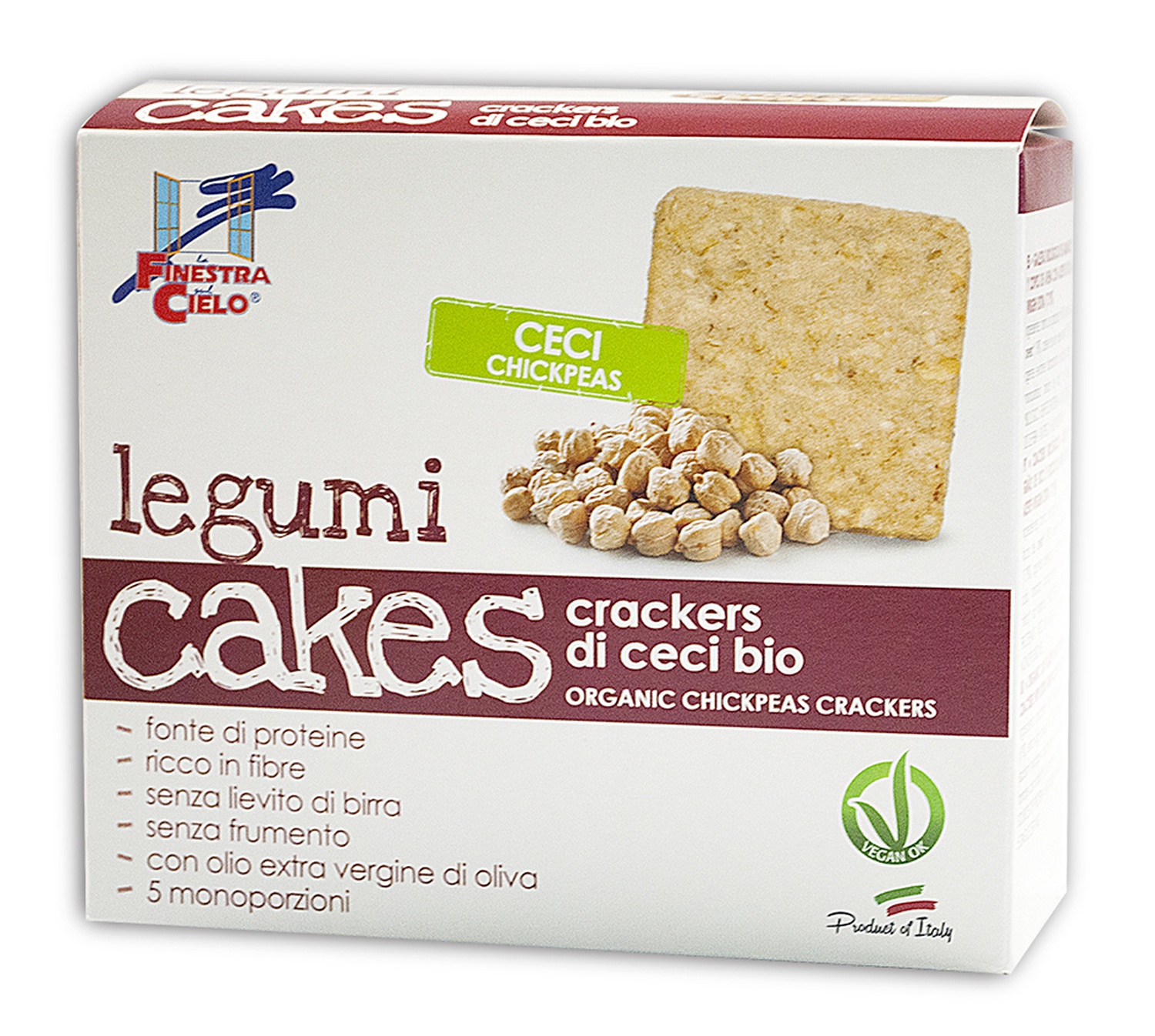 Crackers Ceci Bio Legumicakes