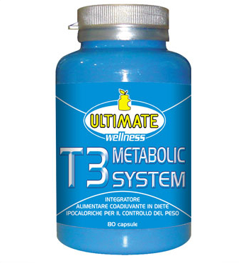 T3 Metabolic System Integratore 80 Capsule