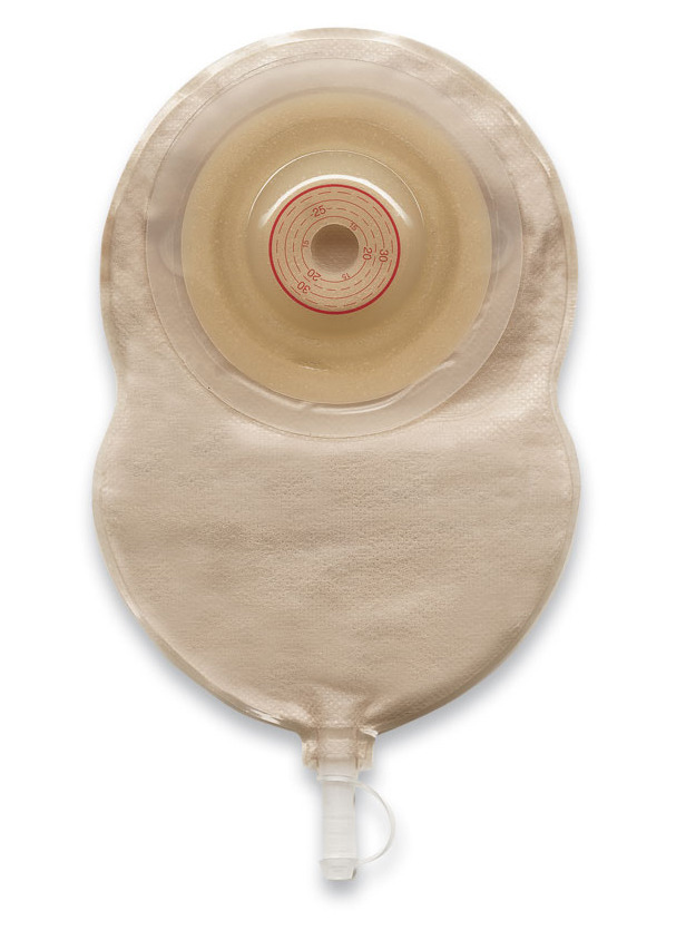 Sacca per urostomia monouso monopezzo opaca esteem+ flex convex misura 10/43 mm profilo convessita' v1 bassa 10 pezzi