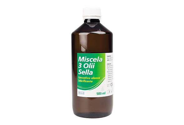 Sella Miscela 3 Olii Integratore Lassativo 500 ml