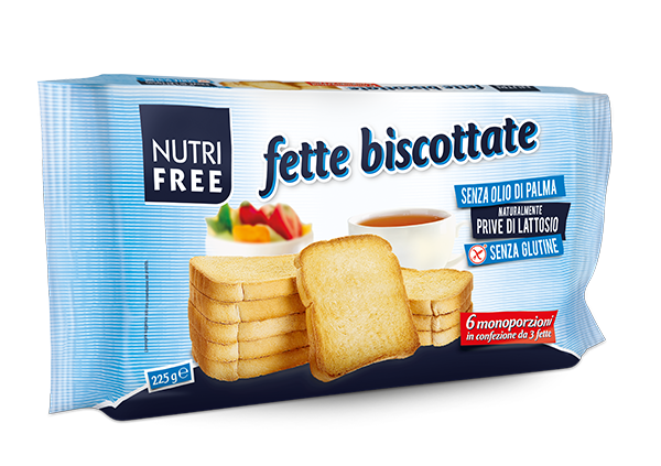 Nutri Free Fette Biscottate Friabili Senza Glutine 225 g