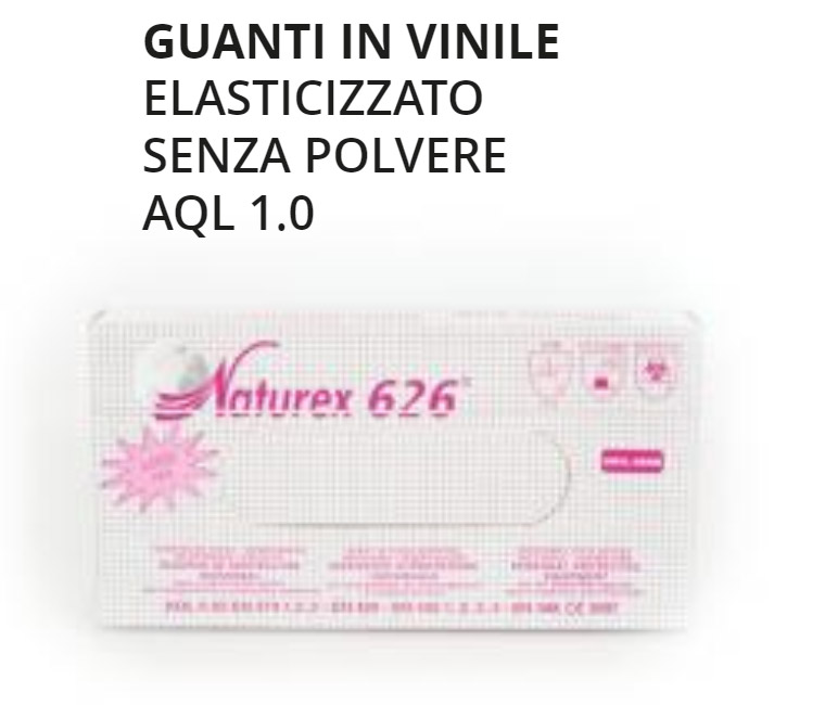 Gammadis Guanti in Lattice Senza Polvere Taglia M 100 Pezzi