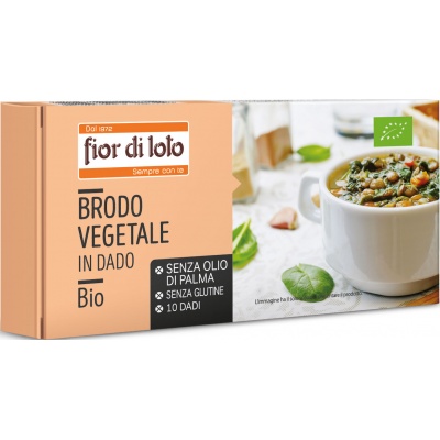 Brodo Vegetale Dado Senza Palma Senza Glutine