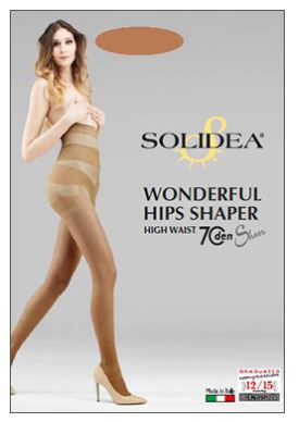 WONDERFUL HIPS Hight Waist 70 Sheer Nero 1 - S