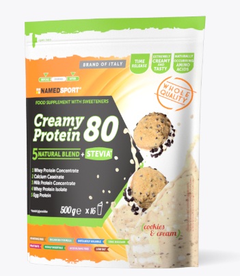 Named Sport Creamy Protein 80 Cookies&Cream Blend Proteico 500 g