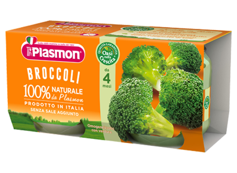 Plasmon Omogeneizzato Ai Broccoli 2x80 g +6m