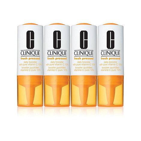 CLINIQUE FRESH PRESSED DAILY BOOSTER WITH PURE VITAMIN C 10% 4 Pezzi da 8,5ml