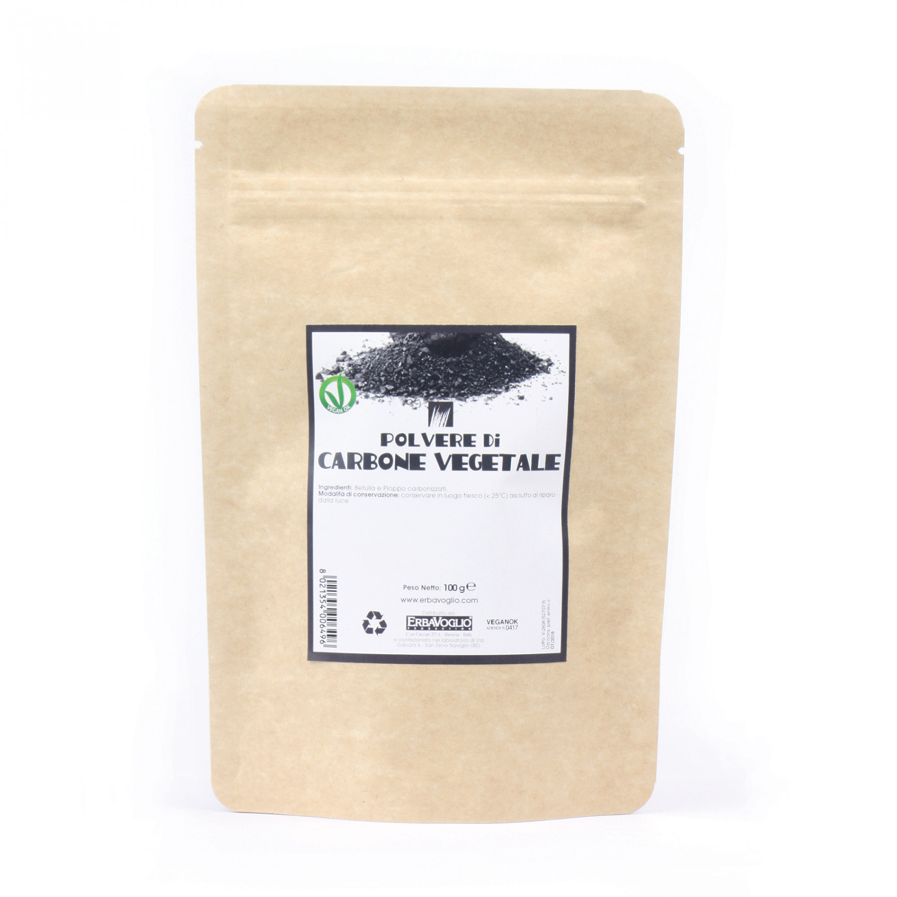 CARBONE VEGETALE POLVERE 100G