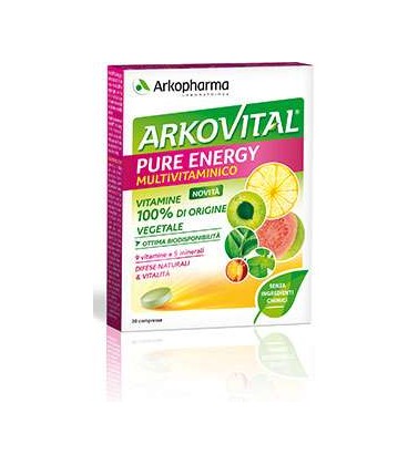 Arkovital Pure Energy 50+ Integratore Multivitaminico 60 Capsule