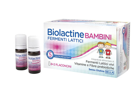 Biolactine Bambini Integratore Di Fermenti Lattici 8 Flaconcini