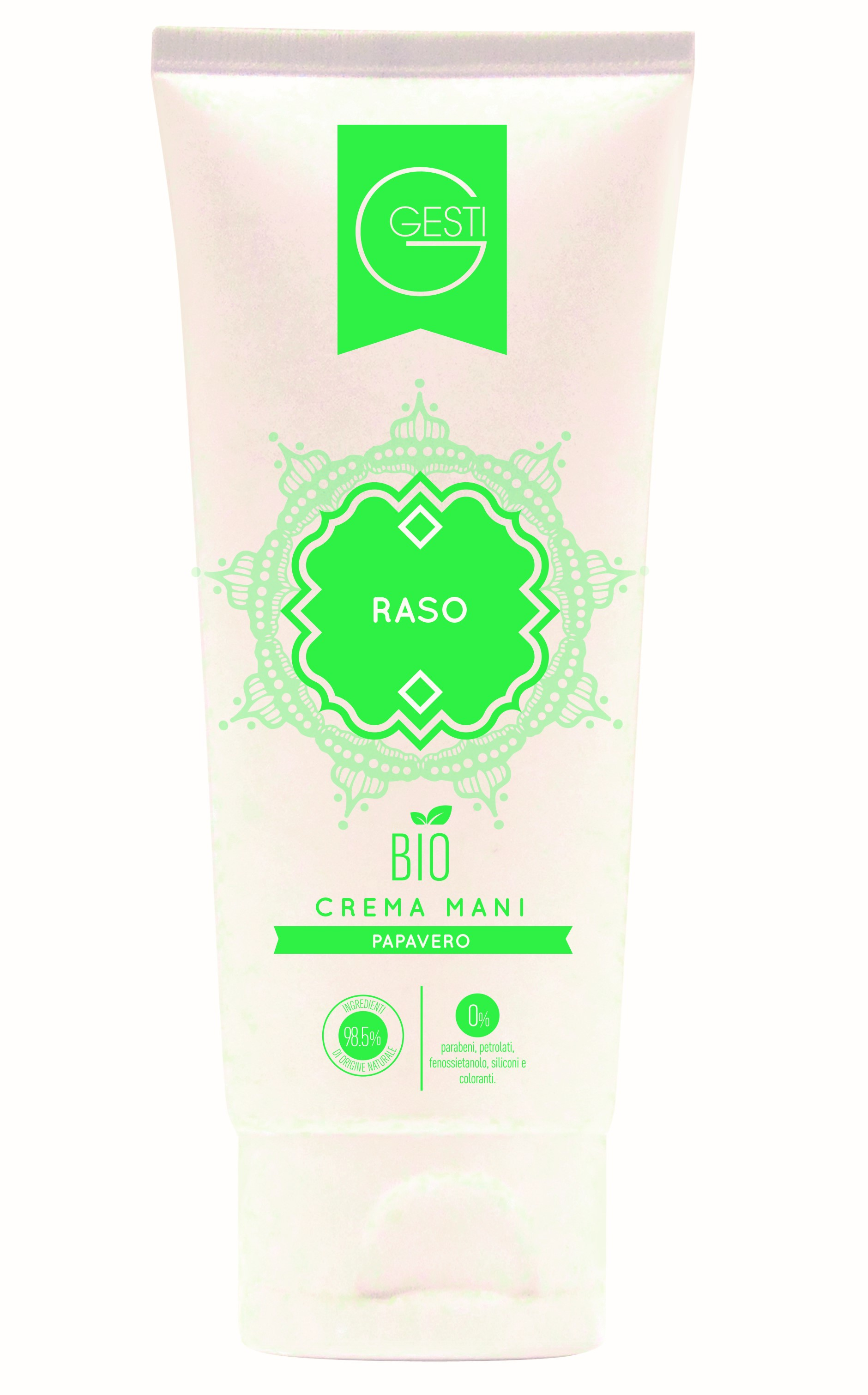 Gesti crema mani raso papavero