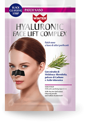 Winter Black Cleansing Strip Patch Naso Hyaluronic Face Lift Complex, 2 Pezzi