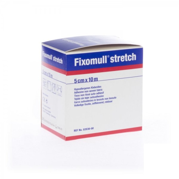 Fixomull Stretch Garza Autoadesiva In TNT m 10x5 cm