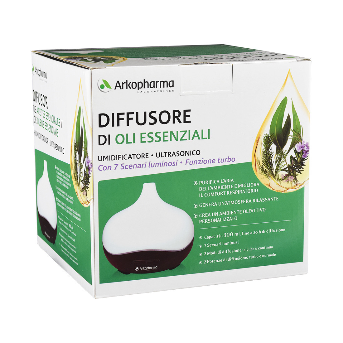 Arkopharma Diffusore Umidificatore Turbo