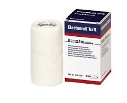 Elastomull Haft Benda di Fissaggio Coesiva Elastica m 4x8 cm
