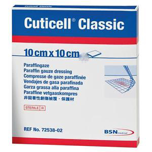Cuticell Classic Garze Con Paraffina 10x10 cm 5 Pezzi