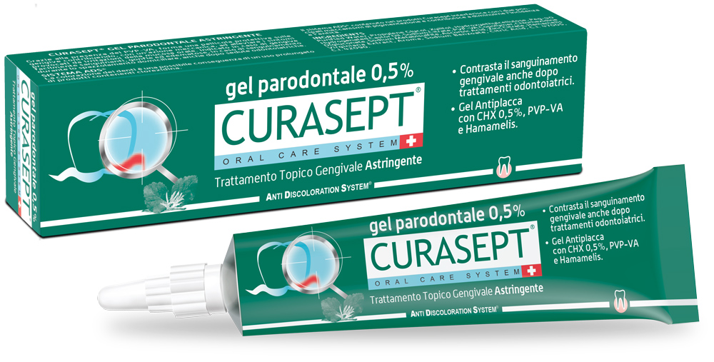 Curasept ADS Clorexidina 0.5 Gel Parodontale Trattamento Astringente 30 ml
