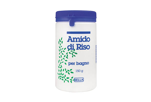 Sella Amido Di Riso Per Bagno Rinfrescante Lenitivo 150 g