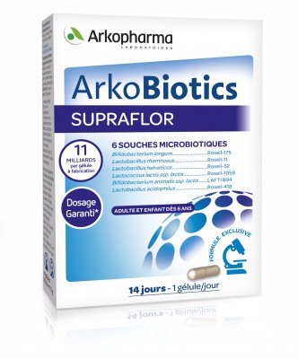 Arkopharma ArkoBiotics Supraflor Integratore 30 Capsule