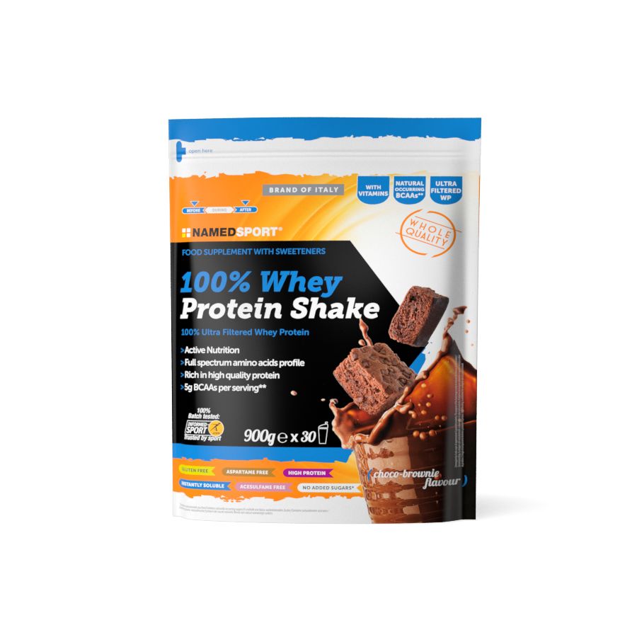 NAMEDSPORT® 100% Whey Protein Shake Choco-Brownie Flavour