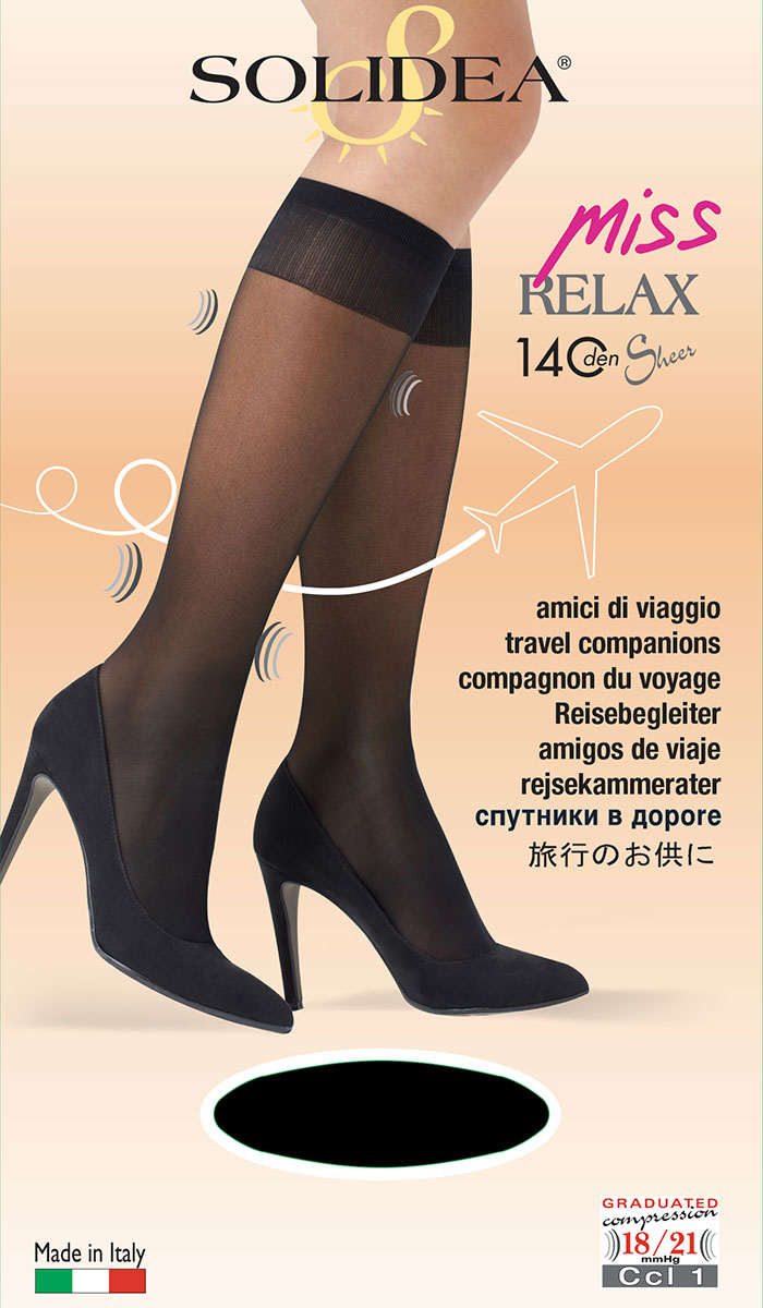 Gambaletto miss relax 140 sheer sabbia 3-l 1 paio