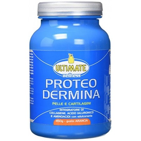 Ultimate Wellness Proteo Dermina Arancia Integratore Pelle 450 g