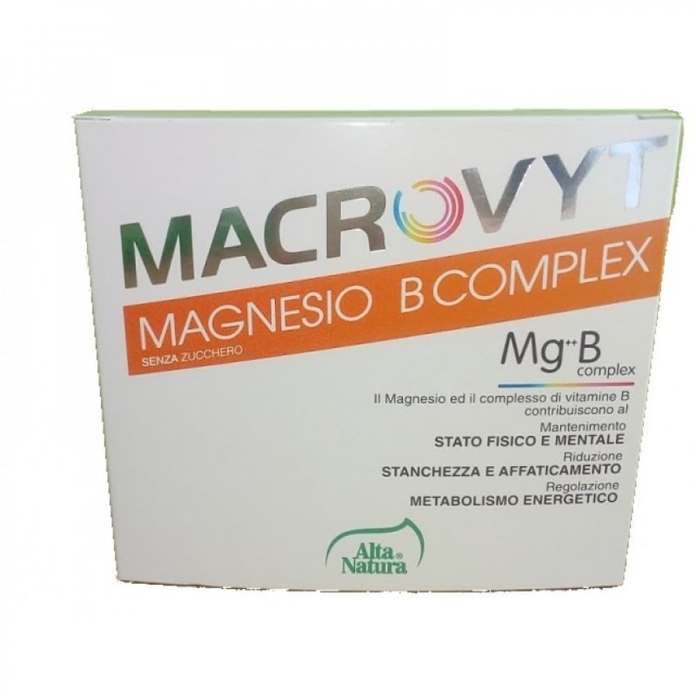 Macrovyt Magnesio B Complex Integratore Energetico 18 Bustine