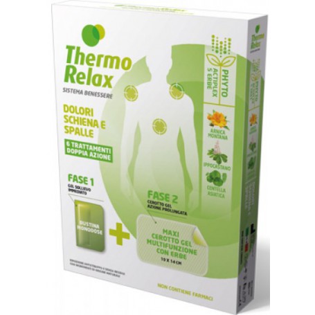 Thermorelax Phyto - 6 bustine Gel Dolore Schiena Spalle