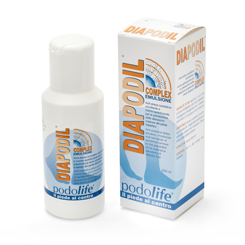 Diapodil Complex Emulsione Antiossidante Emolliente Piede Diabetico 250 ml