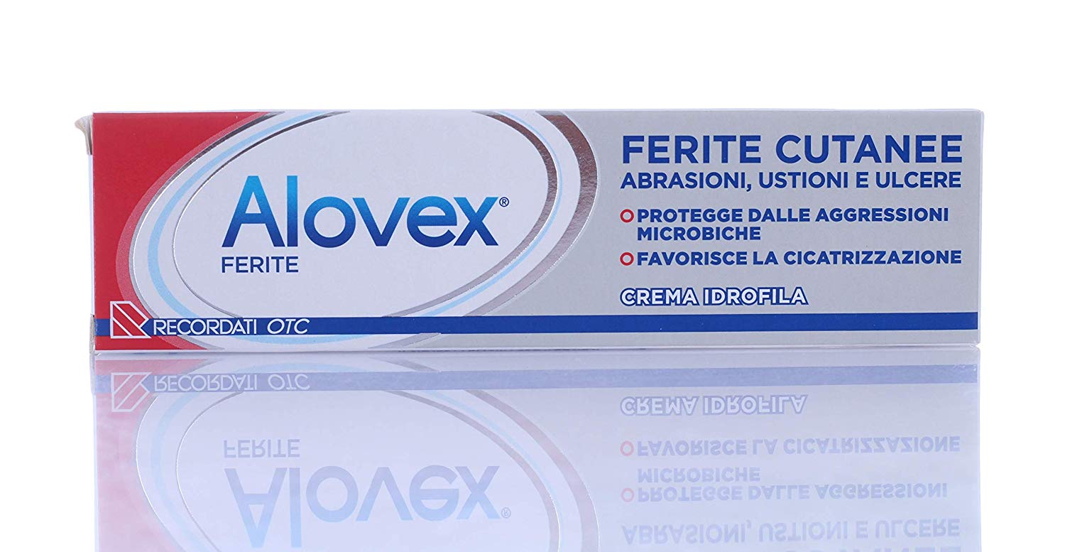 Alovex Ferite Crema Idrofila Abrasioni Ustioni Ulcere 30 ml