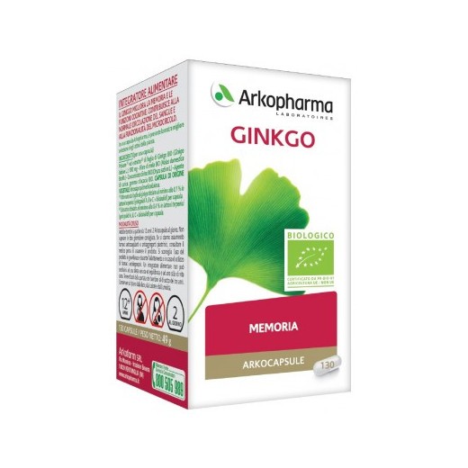 Arkocapsule Ginkgo Integratore Per La Memoria 130 capsule